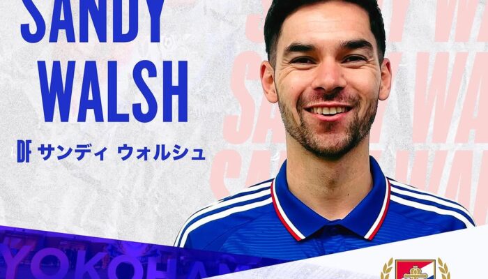 Sandy Walsh Resmi Gabung Yokohama F. Marinos, Tinggalkan KV Mechelen Setelah 5 Tahun