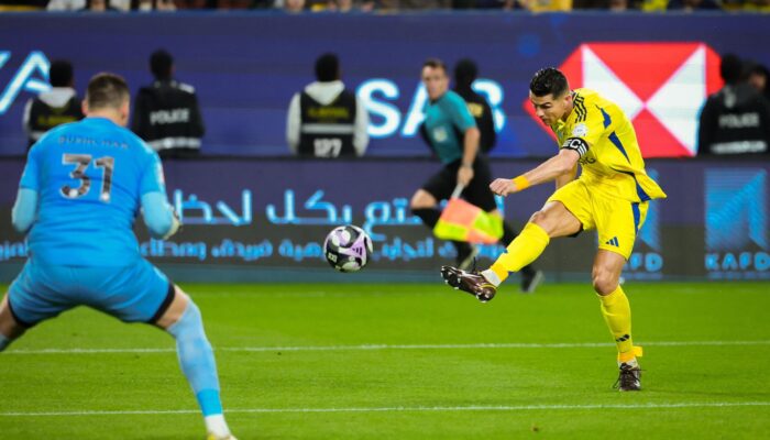 Al Nassr Ditahan Imbang Al Shabab 2-2, Cristiano Ronaldo Cetak Gol Namun Gagal Menang