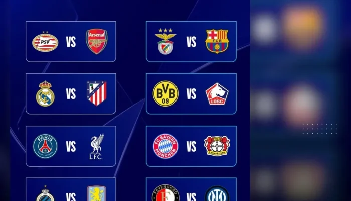 Jadwal Fase Gugur Liga Champions 2024/2025: Duel Sengit Klub Eropa Berebut Tiket ke Final