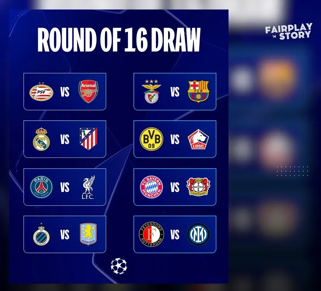 Jadwal Fase Gugur Liga Champions 2024/2025: Duel Sengit Klub Eropa Berebut Tiket ke Final